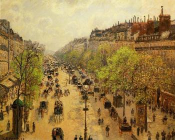 Camille Pissarro : Boulevard Montmartre, Spring